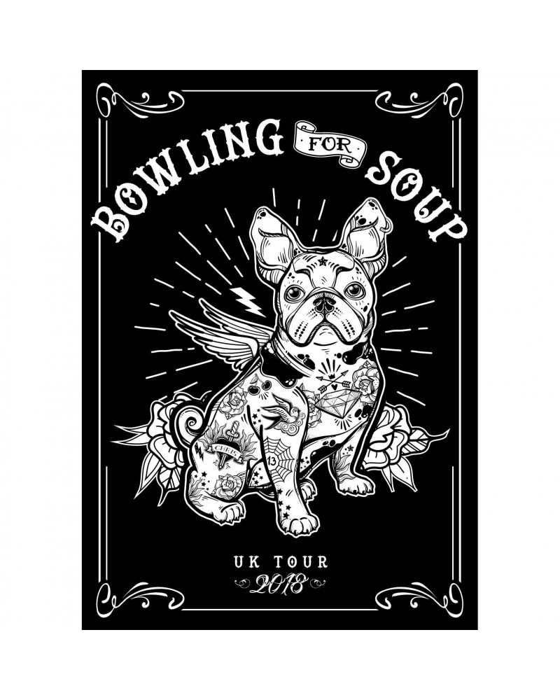 Bowling For Soup Sherman 2018 UK Tour Poster $16.40 Decor