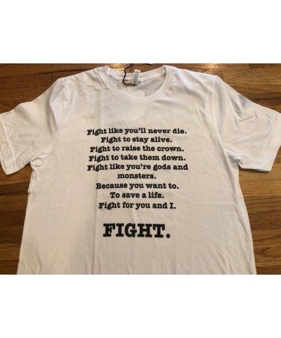 All Good Things White FIGHT T-Shirt $6.45 Shirts