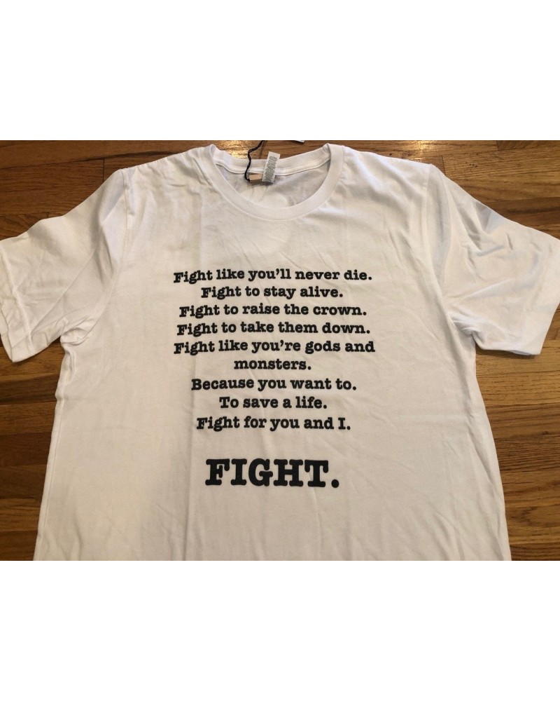 All Good Things White FIGHT T-Shirt $6.45 Shirts