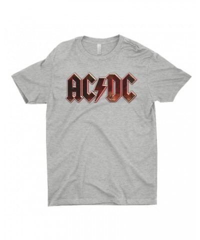 AC/DC T-Shirt | Live At River Plate Metallic Logo Shirt $8.73 Shirts