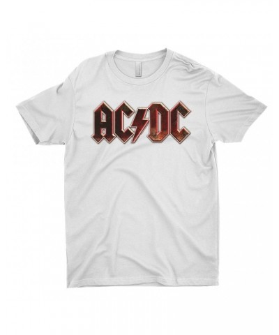 AC/DC T-Shirt | Live At River Plate Metallic Logo Shirt $8.73 Shirts