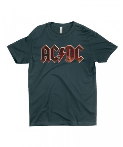 AC/DC T-Shirt | Live At River Plate Metallic Logo Shirt $8.73 Shirts