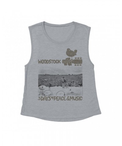 Woodstock Ladies' Muscle Tank Top | On Stage At Shirt $11.86 Shirts