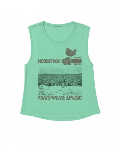 Woodstock Ladies' Muscle Tank Top | On Stage At Shirt $11.86 Shirts