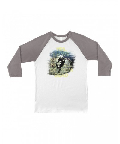 David Gilmour 3/4 Sleeve Baseball Tee | Yes I Have Ghosts Shirt $10.78 Shirts