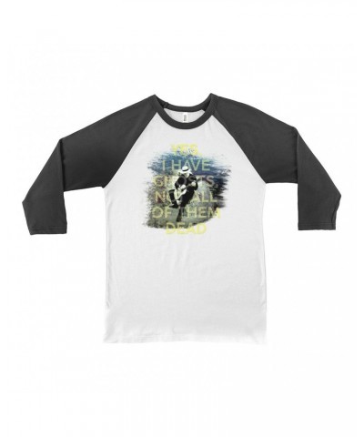 David Gilmour 3/4 Sleeve Baseball Tee | Yes I Have Ghosts Shirt $10.78 Shirts