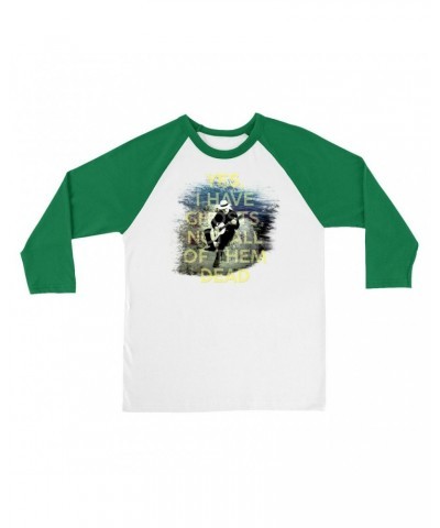 David Gilmour 3/4 Sleeve Baseball Tee | Yes I Have Ghosts Shirt $10.78 Shirts