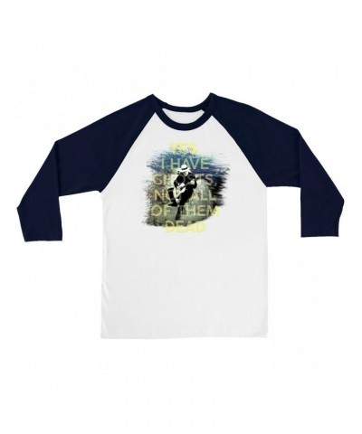 David Gilmour 3/4 Sleeve Baseball Tee | Yes I Have Ghosts Shirt $10.78 Shirts