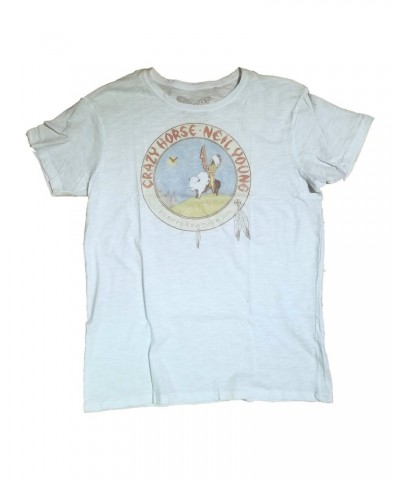 Neil Young Crazy Horse 1976 Tour Men’s White T-shirt $17.00 Shirts