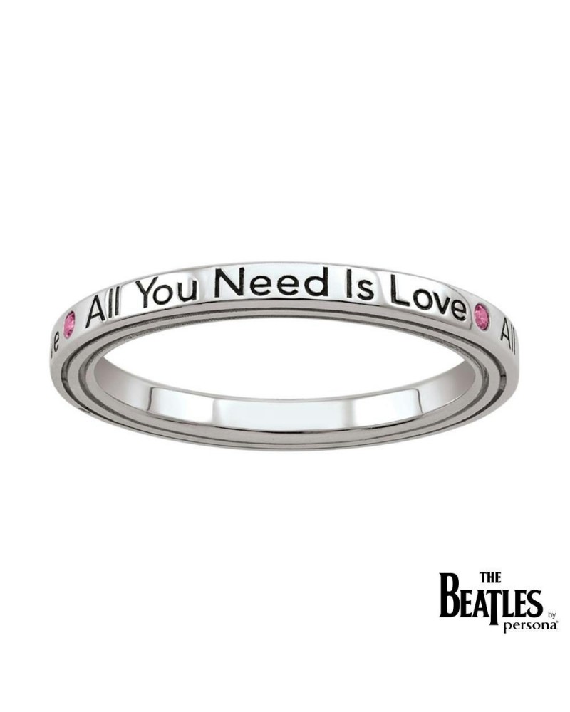 The Beatles 925 Sterling Silver All You Need Is Love Ring $13.50 Accessories