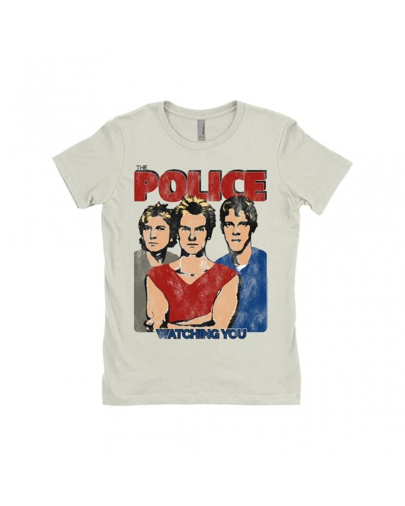 The Police Ladies' Boyfriend T-Shirt | Watching You Single Distressed Shirt $10.73 Shirts