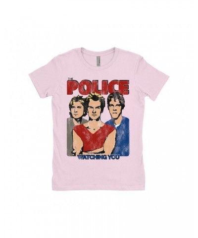 The Police Ladies' Boyfriend T-Shirt | Watching You Single Distressed Shirt $10.73 Shirts