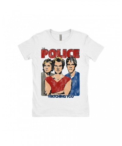 The Police Ladies' Boyfriend T-Shirt | Watching You Single Distressed Shirt $10.73 Shirts