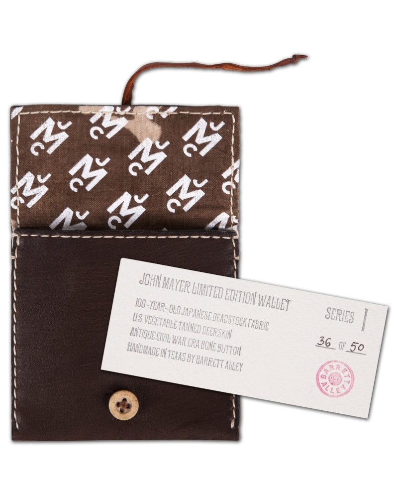 John Mayer Barrett Alley X John Mayer Wallet Brown/Brown $66.50 Accessories