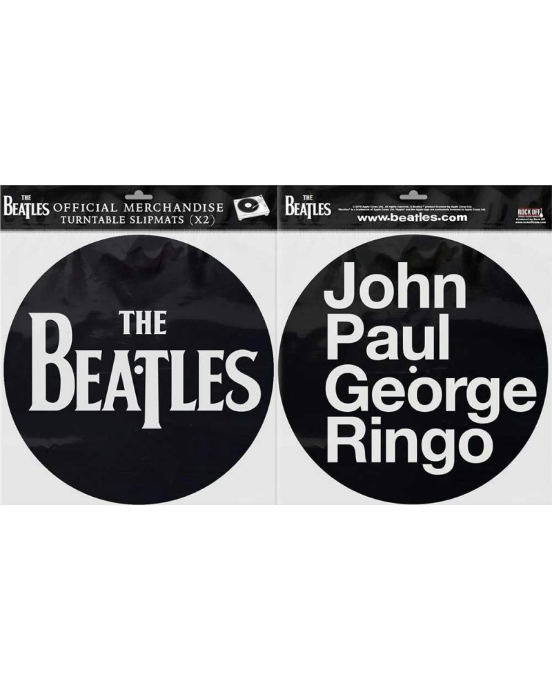 The Beatles Beatles Drop T Logo Slipmat $14.21 Slipmats