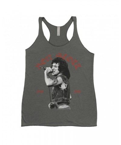 Bon Scott Ladies' Tank Top | Old English 1946-1980 Shirt $8.69 Shirts