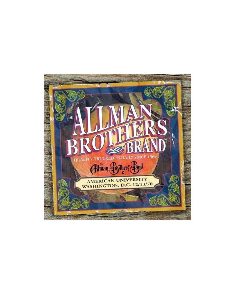 Allman Brothers Band American University 12/13/70 CD $5.51 CD