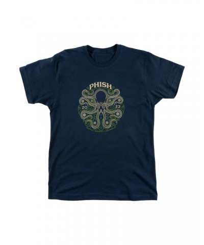 Phish Octopus Spring Tour 2023 Tee on Indigo Blue $14.70 Shirts