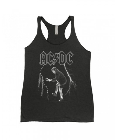 AC/DC Ladies' Tank Top | Angus Young Lighting On Stage Design Shirt $8.97 Shirts