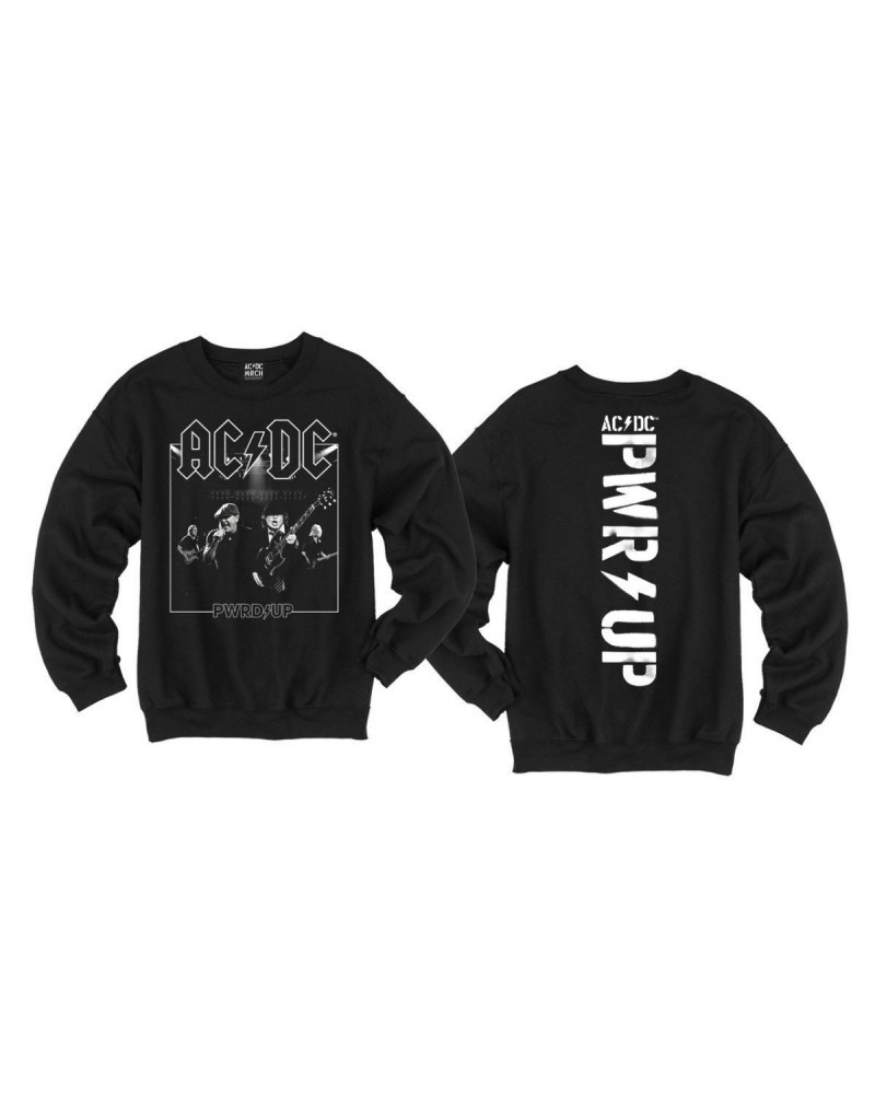 AC/DC PWRD UP B&W Crewneck $29.90 Sweatshirts