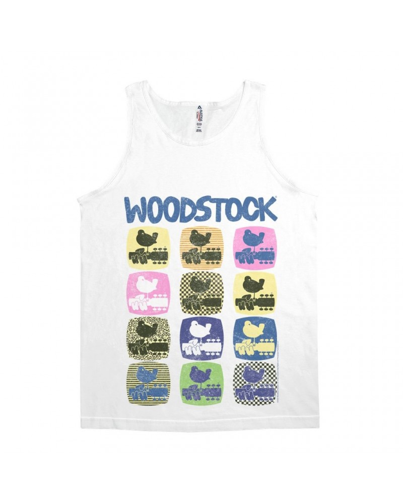 Woodstock Unisex Tank Top | Pop Art Pattern Design Shirt $8.98 Shirts