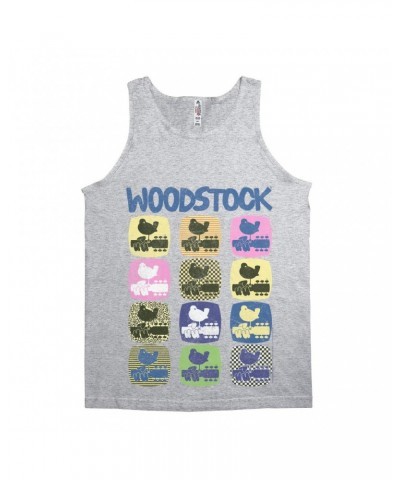 Woodstock Unisex Tank Top | Pop Art Pattern Design Shirt $8.98 Shirts