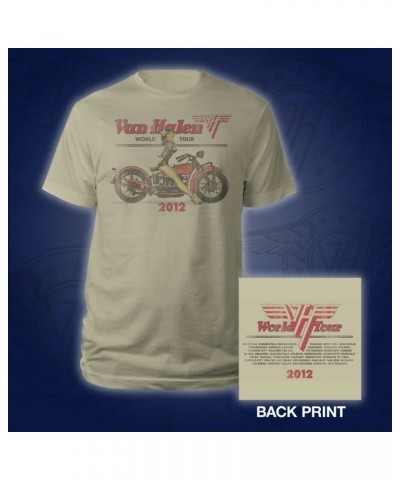 Van Halen 2012 Motorcycle Pin Up World Tour T-Shirt $13.28 Shirts