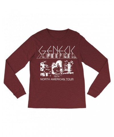 Genesis Long Sleeve Shirt | 1974 North American Tour Shirt $11.08 Shirts