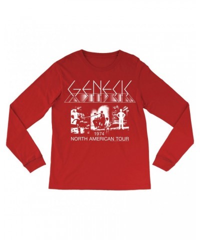 Genesis Long Sleeve Shirt | 1974 North American Tour Shirt $11.08 Shirts