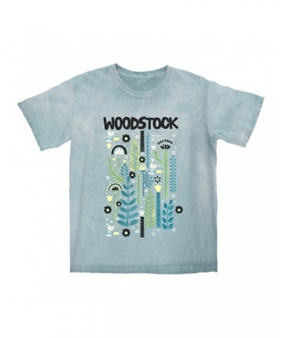 Woodstock T-shirt | Floral Folk Pattern Color Blast Shirt $9.58 Shirts