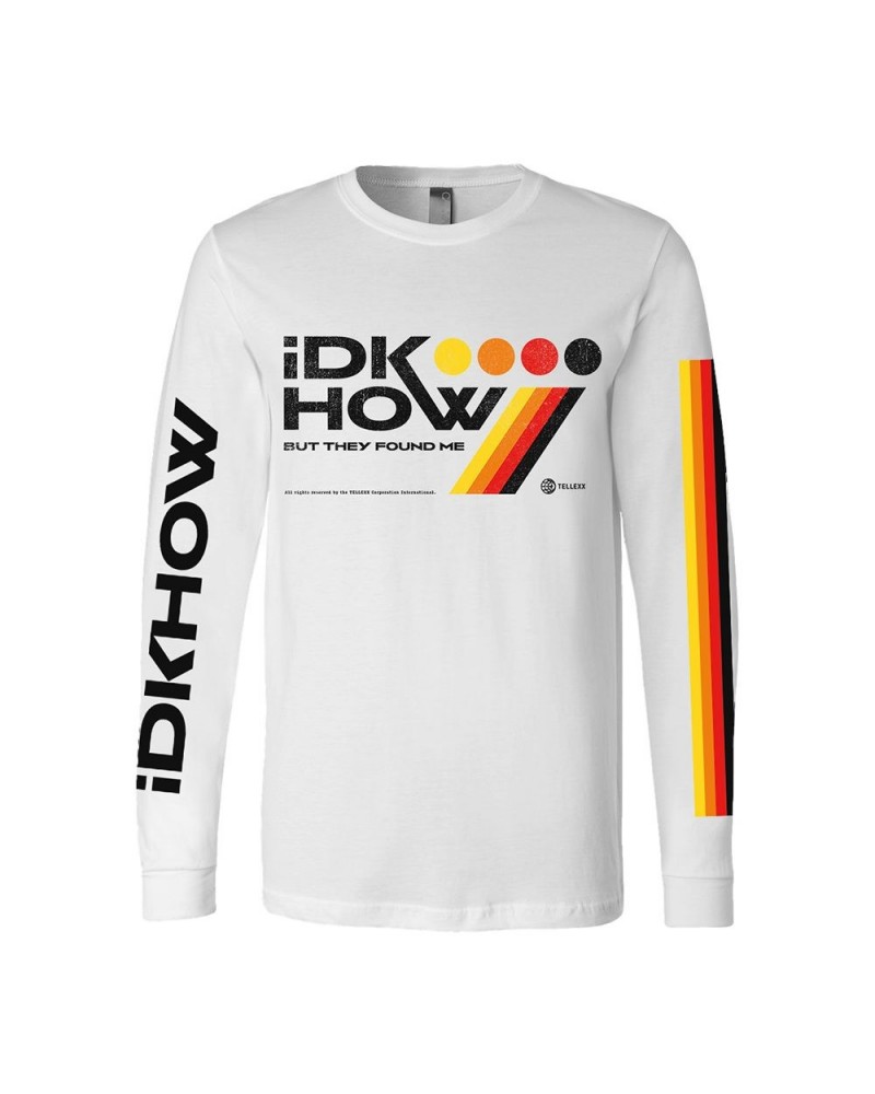 I DONT KNOW HOW BUT THEY FOUND ME Colored Dots Long Sleeve Tee $11.20 Shirts