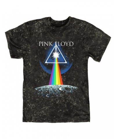 Pink Floyd T-shirt | Dark Side Of The Moon Universe Image Mineral Wash Shirt $10.18 Shirts