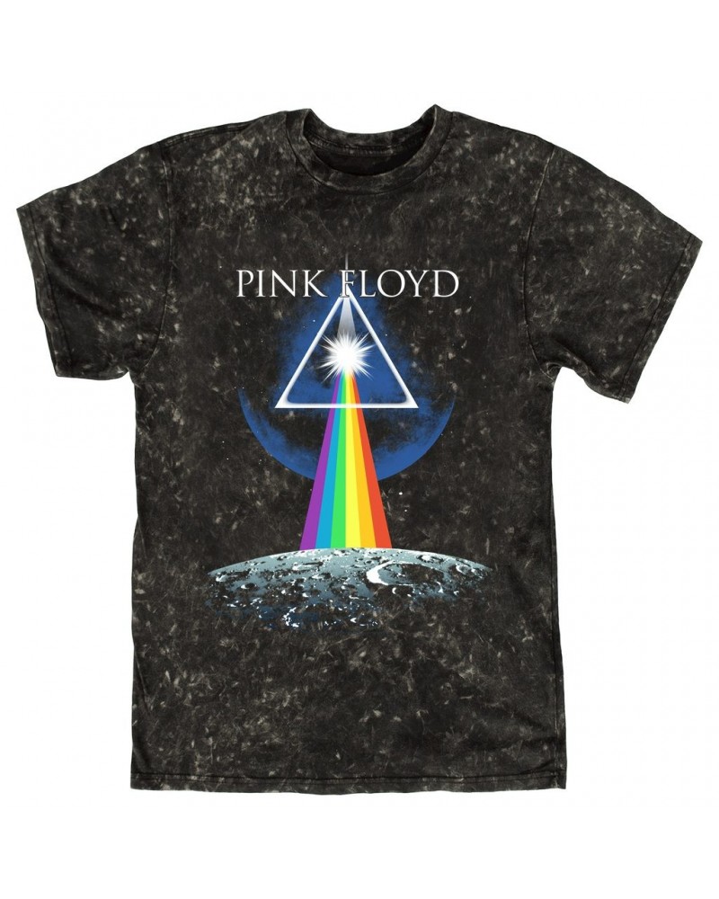 Pink Floyd T-shirt | Dark Side Of The Moon Universe Image Mineral Wash Shirt $10.18 Shirts