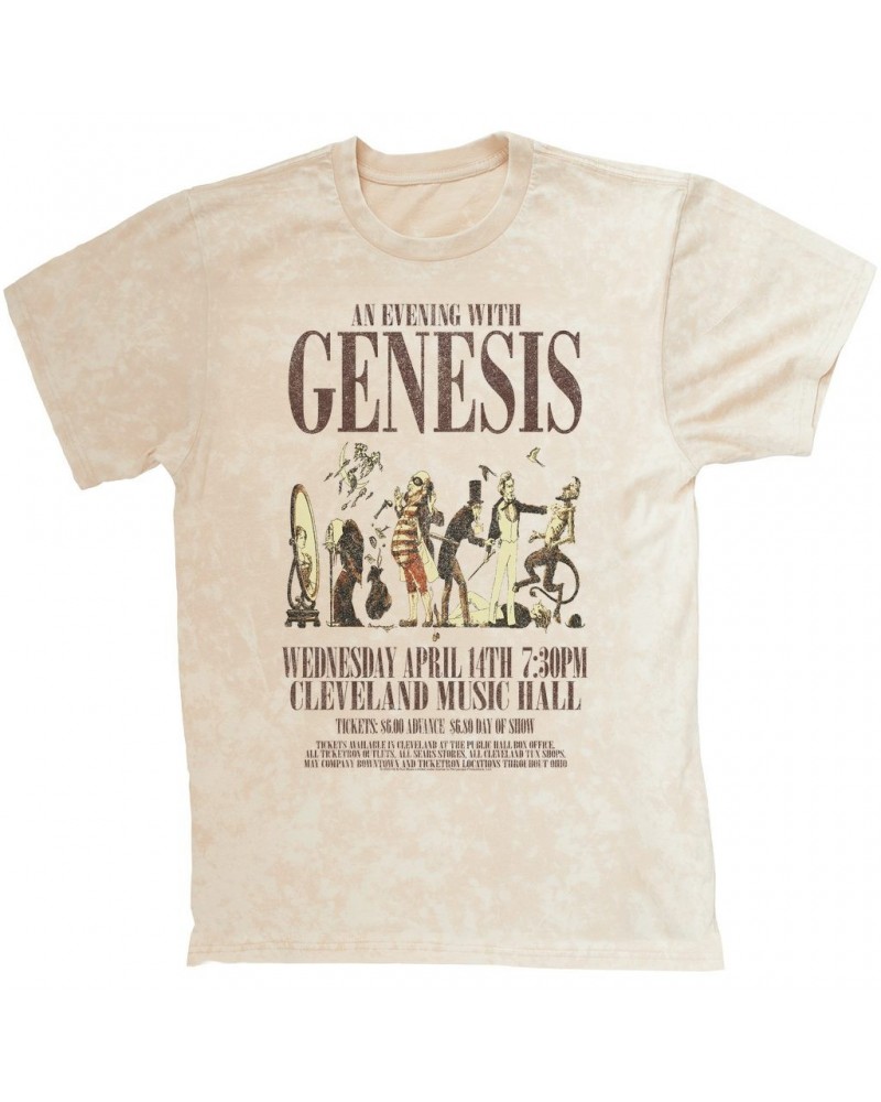 Genesis T-shirt | Cleveland Music Hall Concert Mineral Wash Shirt $12.28 Shirts