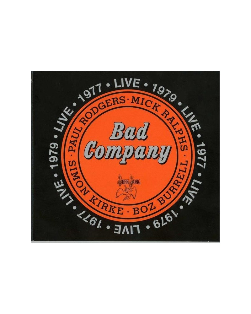 Bad Company LIVE 1977 & 1979 CD $7.05 CD