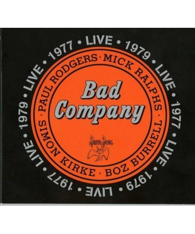 Bad Company LIVE 1977 & 1979 CD $7.05 CD