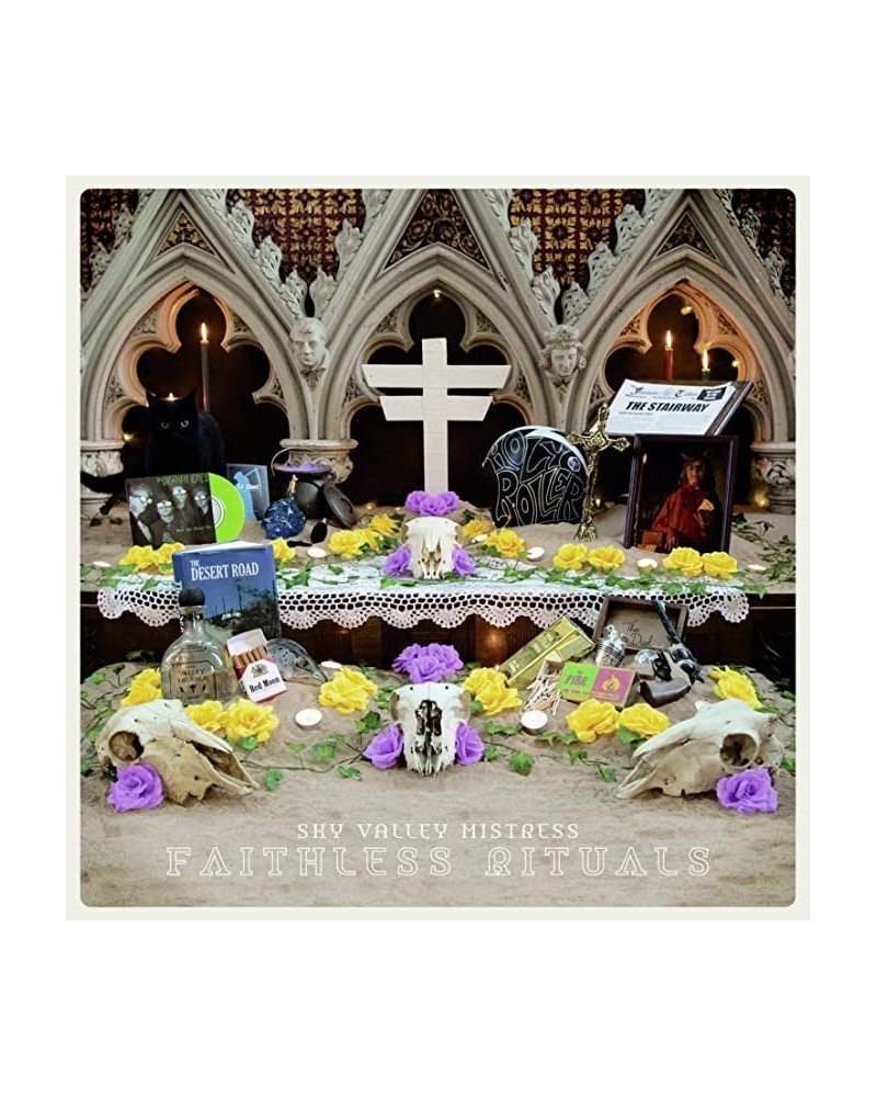 Sky Valley Mistress FAITHLESS RITUALS (CREAM &GREEN SPLATTER VINYL/DL CARD) Vinyl Record $11.02 Vinyl