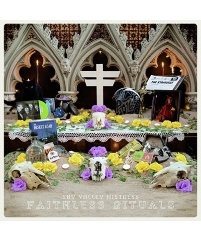 Sky Valley Mistress FAITHLESS RITUALS (CREAM &GREEN SPLATTER VINYL/DL CARD) Vinyl Record $11.02 Vinyl