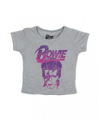 David Bowie Kids Aladdin Sane Grey T-shirt $12.25 Shirts