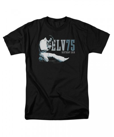 Elvis Presley Shirt | ELV 75 LOGO T Shirt $7.38 Shirts