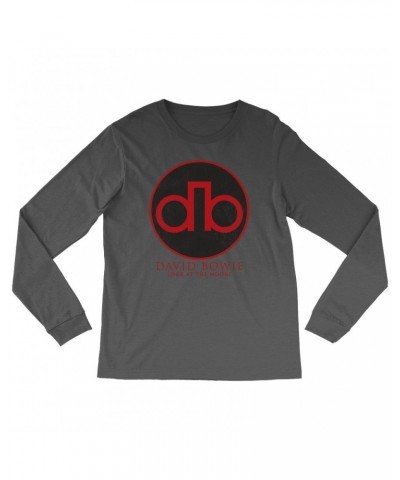 David Bowie Long Sleeve Shirt | Modern Logo Shirt $14.68 Shirts