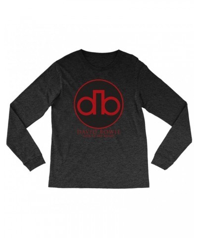 David Bowie Long Sleeve Shirt | Modern Logo Shirt $14.68 Shirts