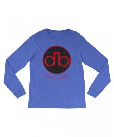 David Bowie Long Sleeve Shirt | Modern Logo Shirt $14.68 Shirts