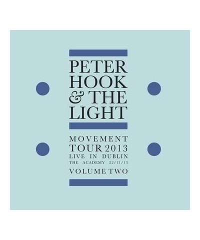 Peter Hook and The Light MOVEMENT: LIVE IN DUBLIN VOL.2 (WHITE VINYL) Vinyl Record $14.74 Vinyl