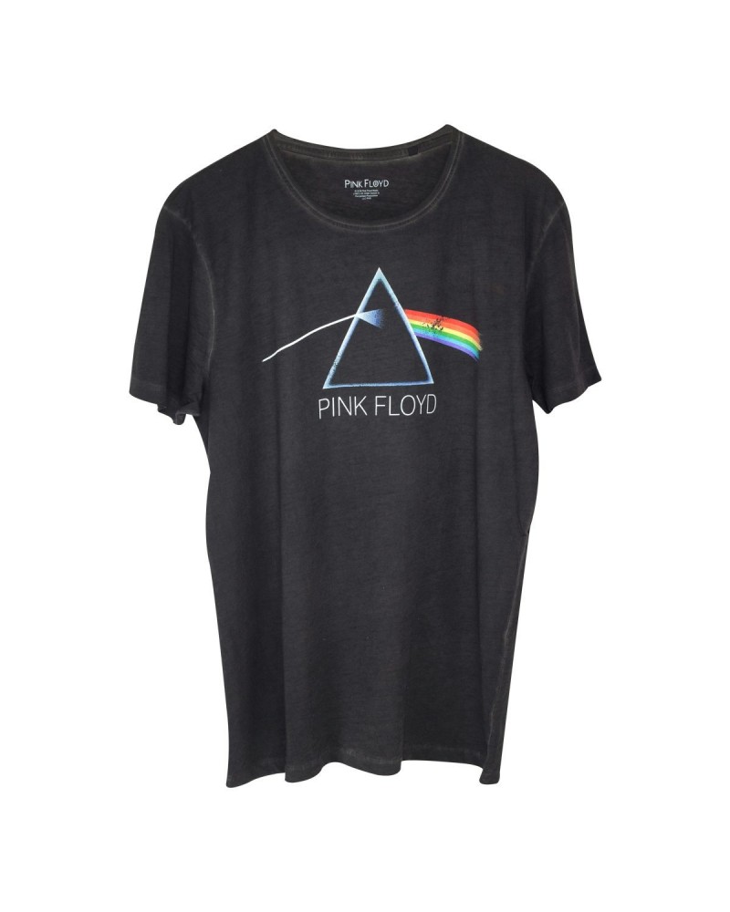 Pink Floyd Dark Side Small Logo Brown T-Shirt $7.44 Shirts