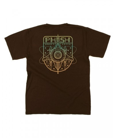 Phish Baker’s Dozen Space Tee on Chocolate Brown on Heavyweight $9.25 Shirts