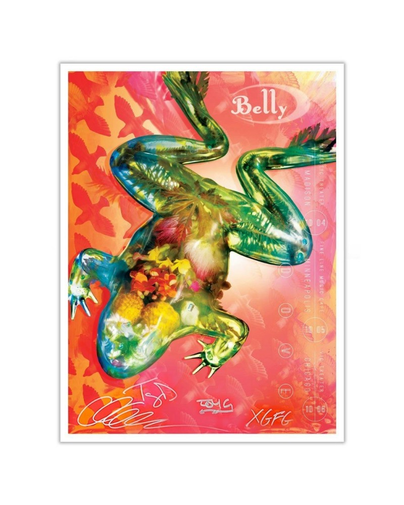 Belly Signed 2018 Midwest Tour Poster $8.00 Decor