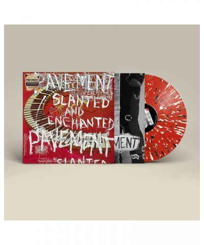 Pavement Slanted & Enchanted (Red & White Splatter) Vinyl Record $6.82 Vinyl