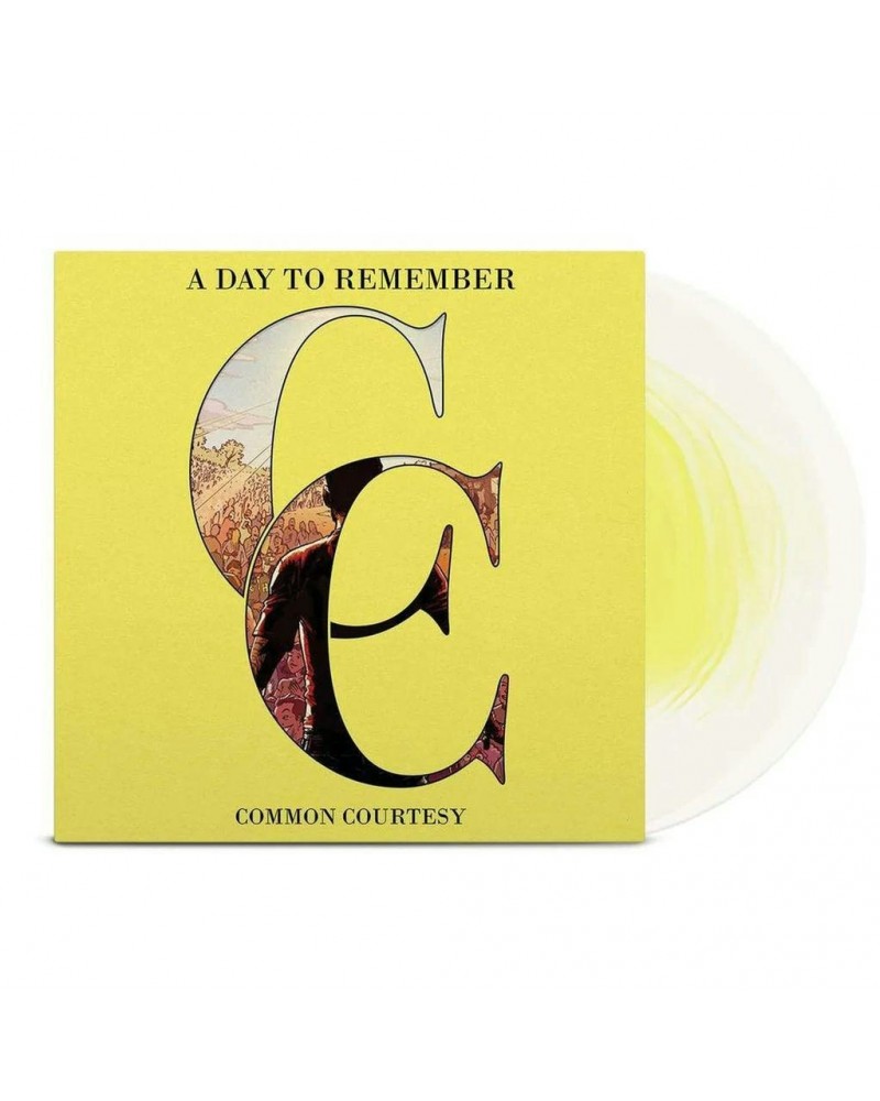 A Day To Remember COMMON COURTESY (LEMON & MILKY CLEAR VINYL) Vinyl Record $12.73 Vinyl