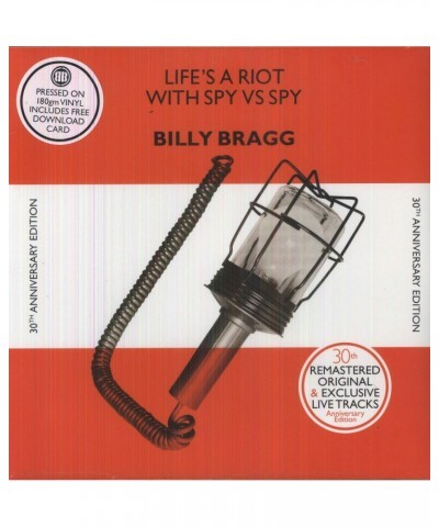 Billy Bragg LIFE'S A RIOT (30TH ANNIVERSARY EDITION) Vinyl Record $7.09 Vinyl